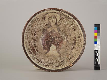 Artist unknown, Nishapur Bowl, 10th Century before treatment